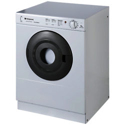 Hotpoint V4D01P Vented Compact Tumble Dryer, 4kg Load, C Energy Rating, Polar White
